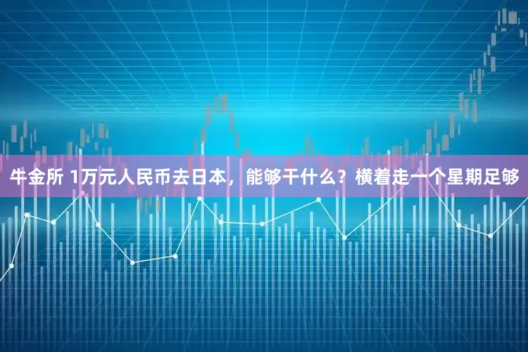牛金所 1万元人民币去日本，能够干什么？横着走一个星期足够