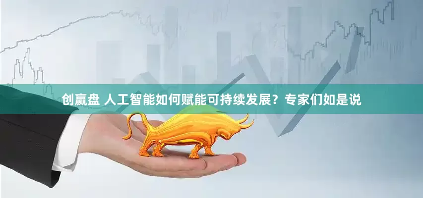 创赢盘 人工智能如何赋能可持续发展？专家们如是说
